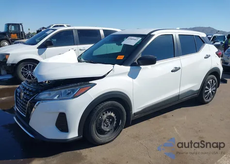 2021 Nissan Kicks S Xtronic Cvt из США, поврежденный, VIN 3N1CP5BV4ML496740